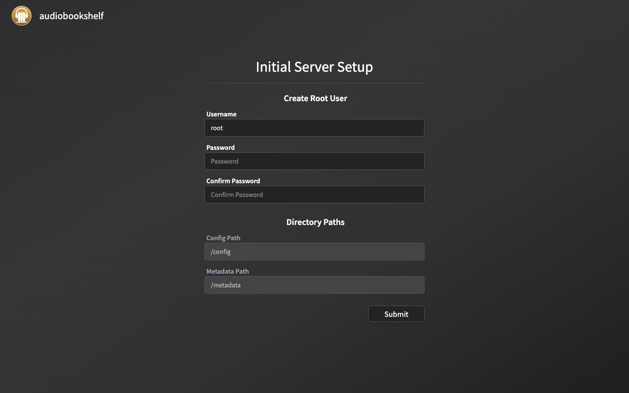 audiobookshelf screenshot